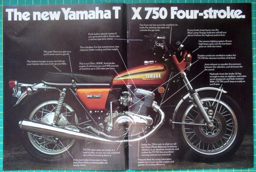1973 yamaha 750 - ad,